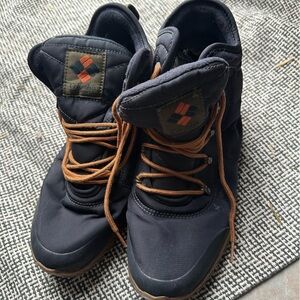 Columbia Black and Brown Men's Boots